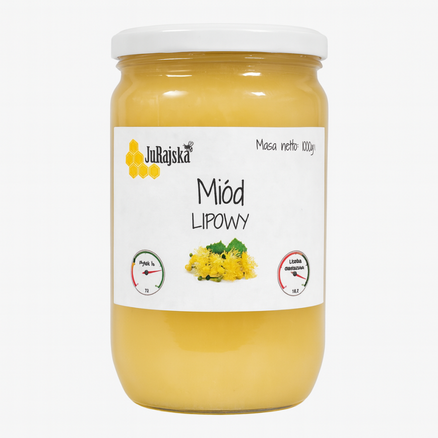Miód lipowy 1kg