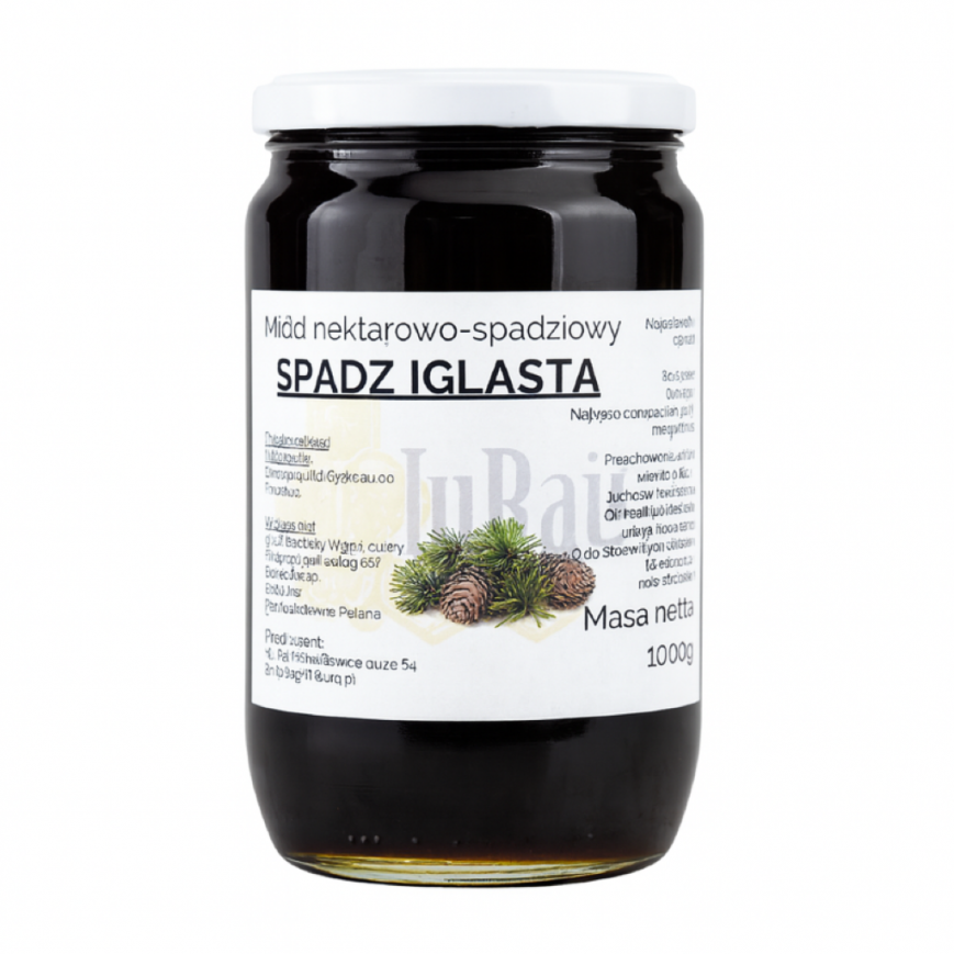 Miód spadź Iglasta 1kg Miód spadź Iglasta 1kg