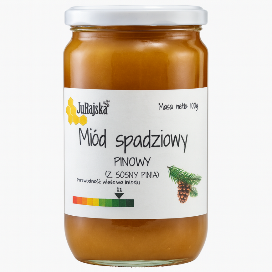 Miód Spadziowy Piniowy (z sosny) 1kg