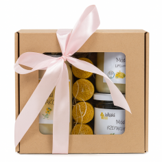 Zestaw prezentowy (Miód+herbata+świeca)