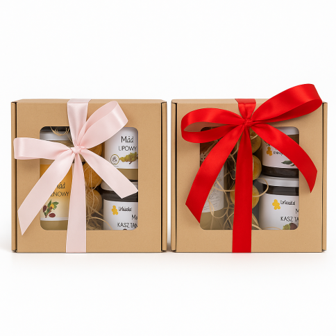 Zestaw prezentowy (Miód+świece+propolis)