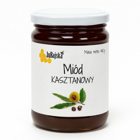 Miód kasztanowy 460g Miód kasztanowy 460g