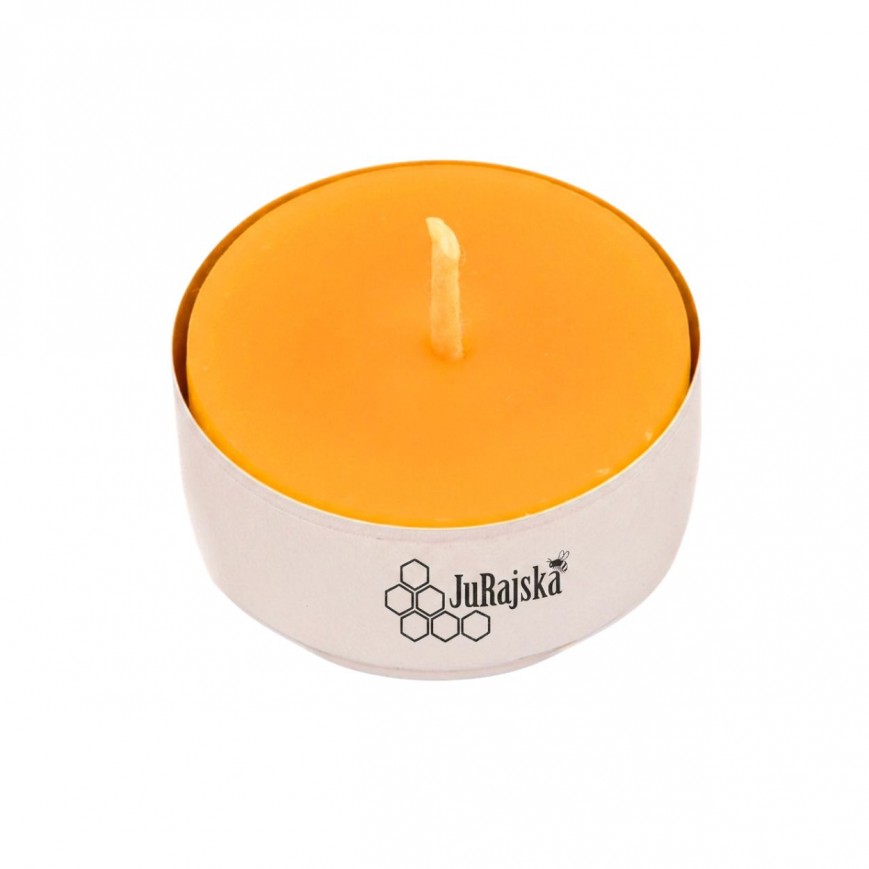 Podgrzewacz Tealight z wosku pszczelego świeca 4cm JuRajska 30szt