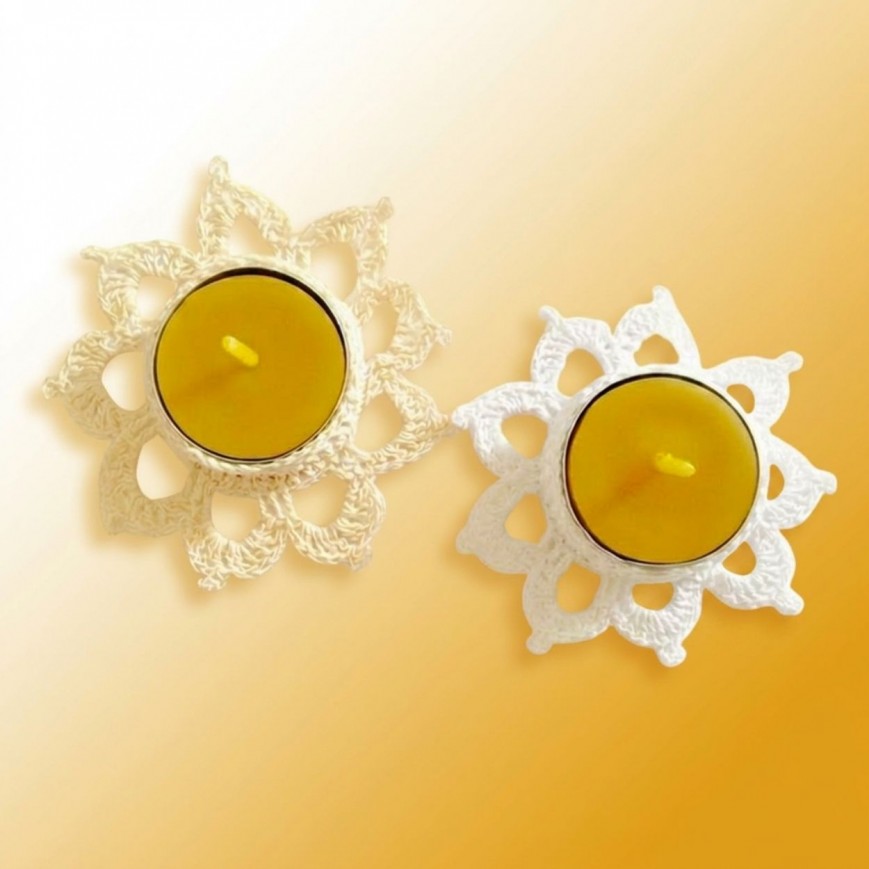 Podgrzewacz Tealight z wosku pszczelego świeca 4cm JuRajska 120szt