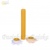 Świeca z wosku pszczelego 20 cm x 3 cm - 4 szt.