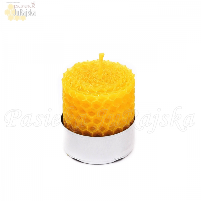 Podgrzewacz z wosku zwijany świeca 4x4 cm - 6szt. Podgrzewacz z wosku zwijany świeca 4x4 cm - 6szt.