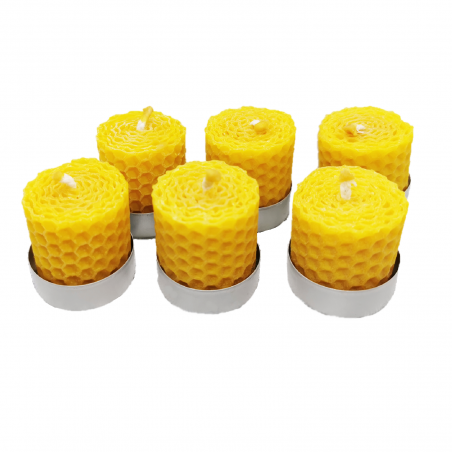 Podgrzewacz Tealight zwijany świeca 4 cm x 4 cm 6szt