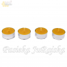 Podgrzewacz świeca Tealight z wosku pszczelego 4 cm - 60szt.