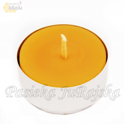 Podgrzewacz świeca Tealight z wosku pszczelego 4 cm - 60szt. Podgrzewacz świeca Tealight z wosku pszczelego 4 cm - 60szt.