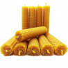 Świeca z wosku pszczelego 10 cm x 2 cm - 5 szt. Świeca z wosku pszczelego 10 cm x 2 cm - 5 szt.
