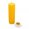 Świeca z wosku pszczelego 10 cm x 2 cm - 5 szt. Świeca z wosku pszczelego 10 cm x 2 cm - 5 szt.